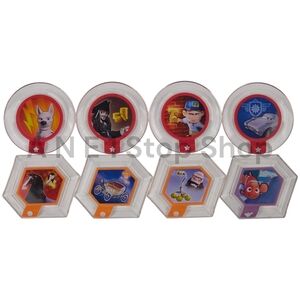 Disney Infinity Series 1 Power Discs Lot of 8 - Loose